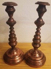 2 Antike Kerzenständer Aus