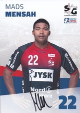 Autogrammkarte mads mensah - autogrammkarte,