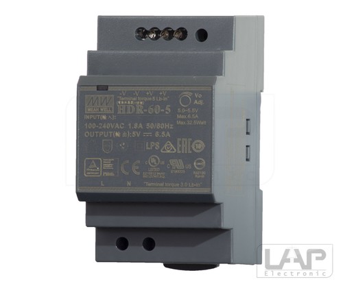 Hdr meanwell hutschienen - hdr-60-5,