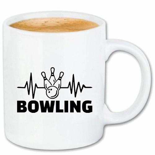 Kaffeetasse herzschlag bowling - herzschlag,