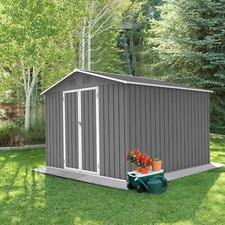 Metall Gartenhaus 2,5x2,5 m ANTHRAZIT Geräteschuppen Gerätehaus Gartenhütte