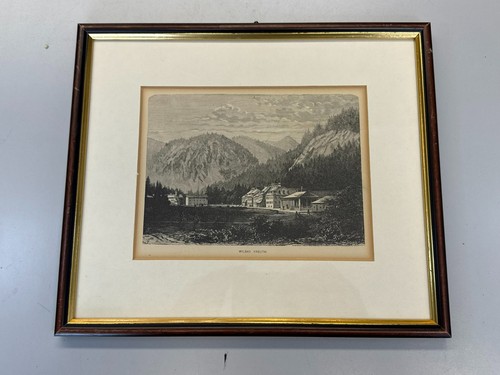 Lithografie wildbad kreuth - lithografie,