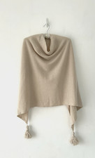 Poncho mit Kaschmir & Wolle