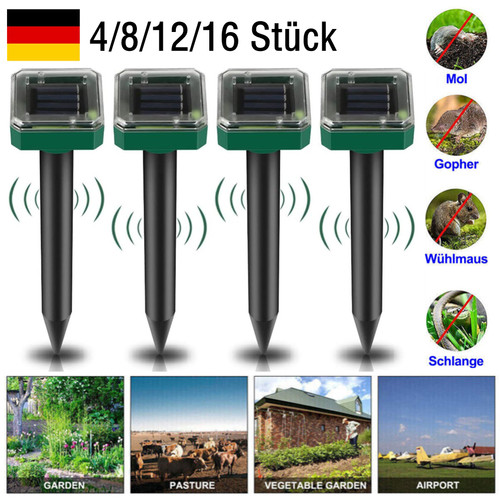 16x solar maulwurfschreck - 4/8/16x,