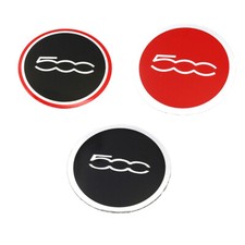 4x Für FIAT 500 Logo Nabenabdeckung Nabendeckel Felgendeckel Aufkleber 56mm Auto