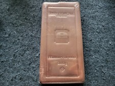 Kupferbarren Geiger 5kg / 5000g  999.9  Feinkupfer Schloss Güldengossa