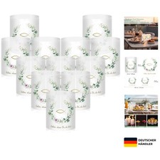 12er Set Windlicht PVC 8x10cm
