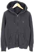 Gant Kapuze Herren Klein mit Kapuze Reißverschluss Taschen Mischung Grau