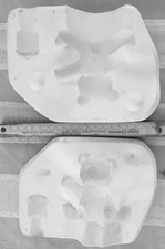 Gießform Gipsform Gießkeramik Teddy sitzt hält Honigtopf