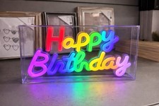 Birthday LED Neon Schild |