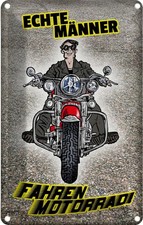 Blechschild 18x12 cm Echte