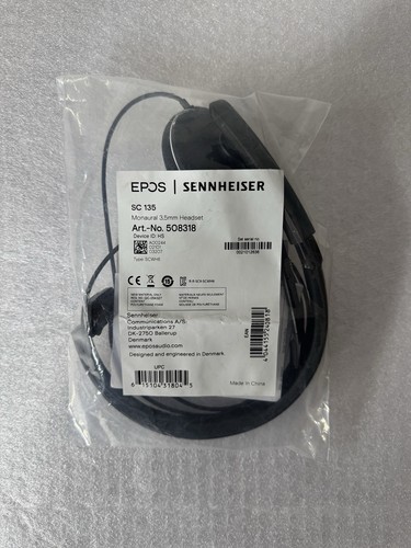 Sennheiser 135 headset - headset, usb