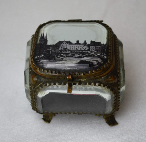 Alte schmuckschatulle glas - alte, schmuckschatulle,