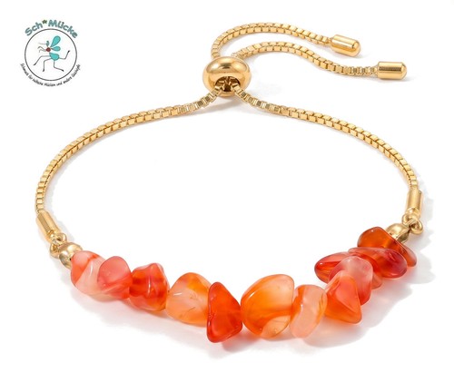 Armband karneol naturstein - armband,
