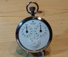 Junghans Meister Stoppuhr Vergoldet 15 Jewels LÄUFT