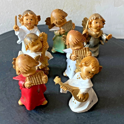 Konvolut figur cherub - konvolut,