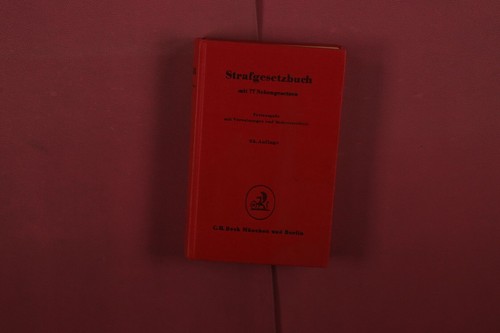 413710 strafgesetzbuch h - strafgesetzbuch, c.h