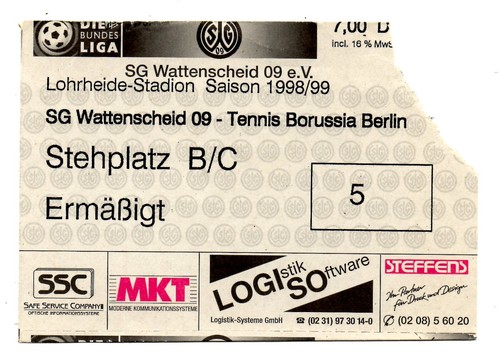 Ticket sg wattenscheid - ticket, 2.