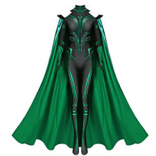 Thor 3 Ragnarok Hela Erwachsene Kinder Jumpsuit Cape Superhero Bodysuit Kostüm