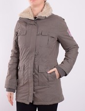 Roxy Mantel Jacke Coat Damen Gr.2 (DE 38) Parka Wintermantel Braun 134279