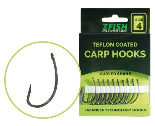 Zfish teflon karpfen hook - zfish,