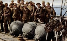 Ak Brittische Minentaucher