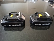 2x Makita 18V Akku BL1815 1.3 Ah