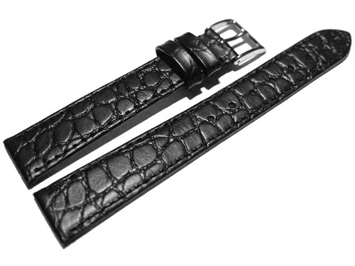 Uhrenarmband leder schwarz - uhrenarmband,