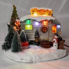 Weihnachtsstadt beleuchtet