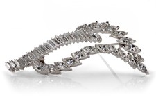 Brosche 41 Diamanten ca. 3,55