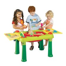 Keter Kinder Sandtisch Wassertisch 2in1 Sand Spieltisch Sandkasten Tisch Garten