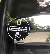 Schwarze Feinstaubplakette