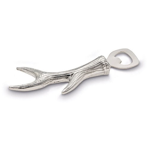 Flaschenöffner geweih silber - flaschenöffner,