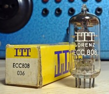 Röhre ECC808 Valvo Hamburg / ITT Lorenz ungebraucht / NOS