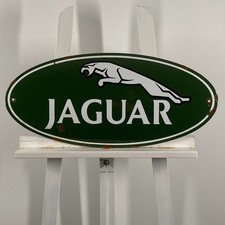 Jaguar Emailschild - 63x29cm