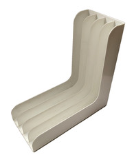 LP Vinyl Ständer Winkel Schallplatten L-Form - Weiß - Retro Vintage