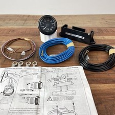 VDO Amperemeter + Shunt Ocean Line Anzeige +/- 80A Strom Ampere Messgerät Ø 52mm