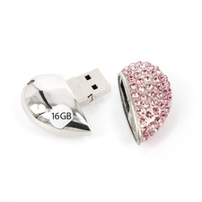 USB Stick Herz 16GB Strass