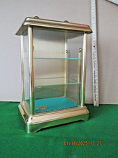 Glasvitrine Tischvitrine Messing, Glas, staubdicht, SEHR SELTEN, wohl 1980er