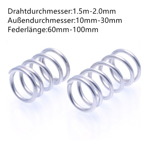 Druckfeder länge 100mm 304 - druckfeder,