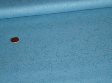 Maywood BW-Stoff Petrol Perlmutt Blumen 25x110cm Patchwork Quilten Meterware