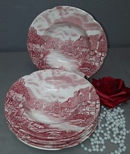 Ironston Johnson BrosOld Englisch Country Side Teller Suppenteller 6er Set H 476