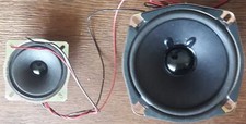 2 Stück Lautsprecher, Marke Samco, 4 Ohm 10 Watt und AV RW 8 Ohm, Schrauben bei