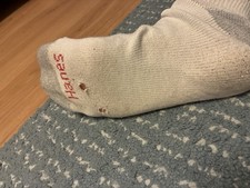 Hanes Socken weiß 