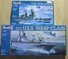 Schiff Modellbausätze, Revell 1/700, Nr. 05007 u. 05062, ungebaut