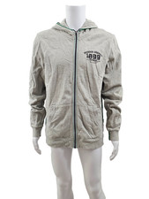 L Sweatjacke Sportjacke WERDER BREMEN Hoodie Kapuze sportlch grau