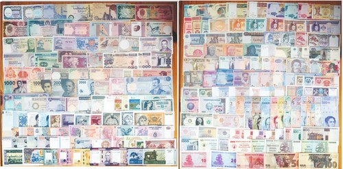 200 verschiedene weltbanknoten - 200,