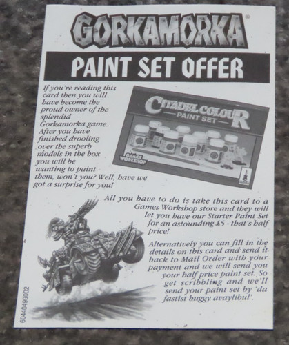 Gorkamorka paint set - gorkamorka,