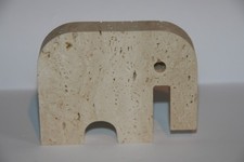 Elefant aus Travertin von Enzo