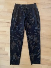 Jogpant! Toni Hose Komfort Tech-Jersey Gummibund Camouflage Oliv/Braun Gr. 38/M